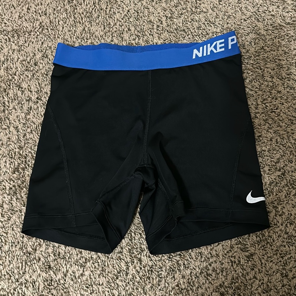 Nike pro black spandex shorts. Size M.